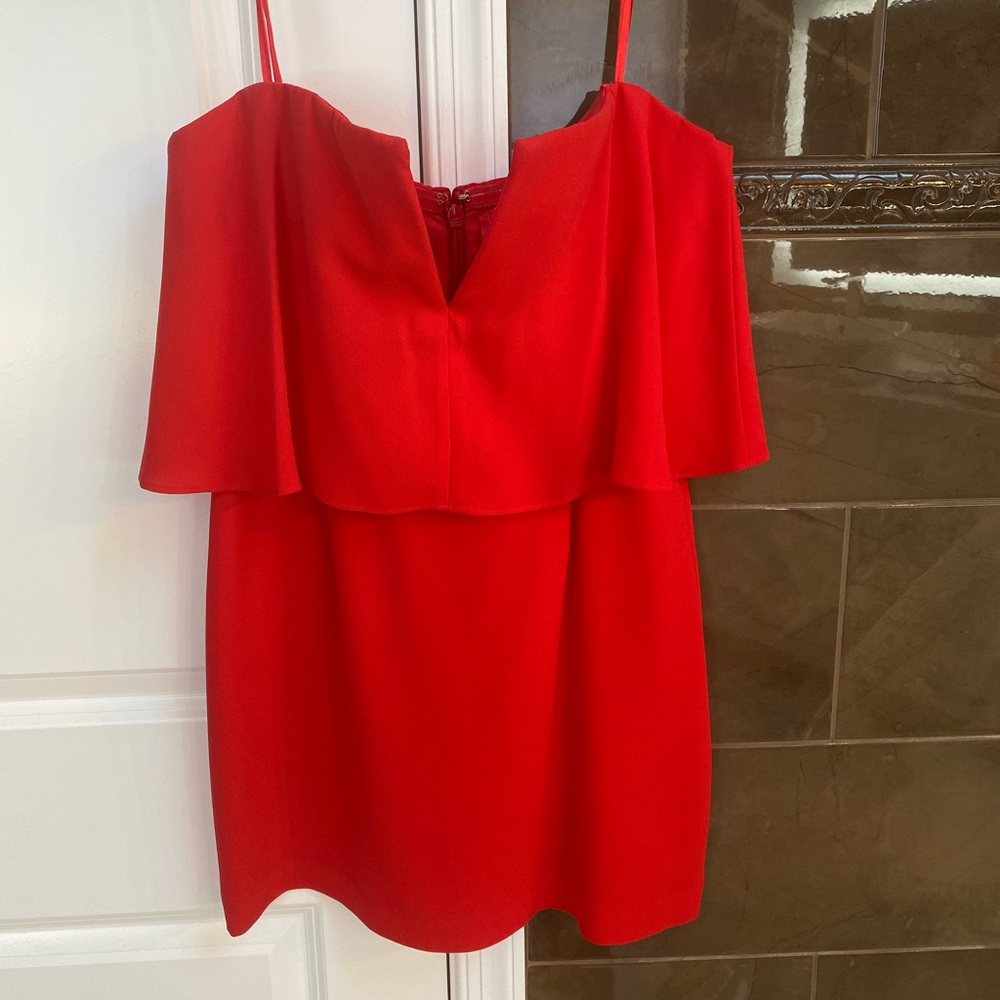 BCBG strapless mini dress